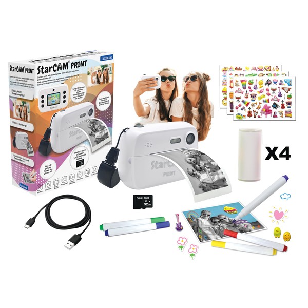 Lexibook StarCAM Print, Camera Pack with Instant Printer, Photo and