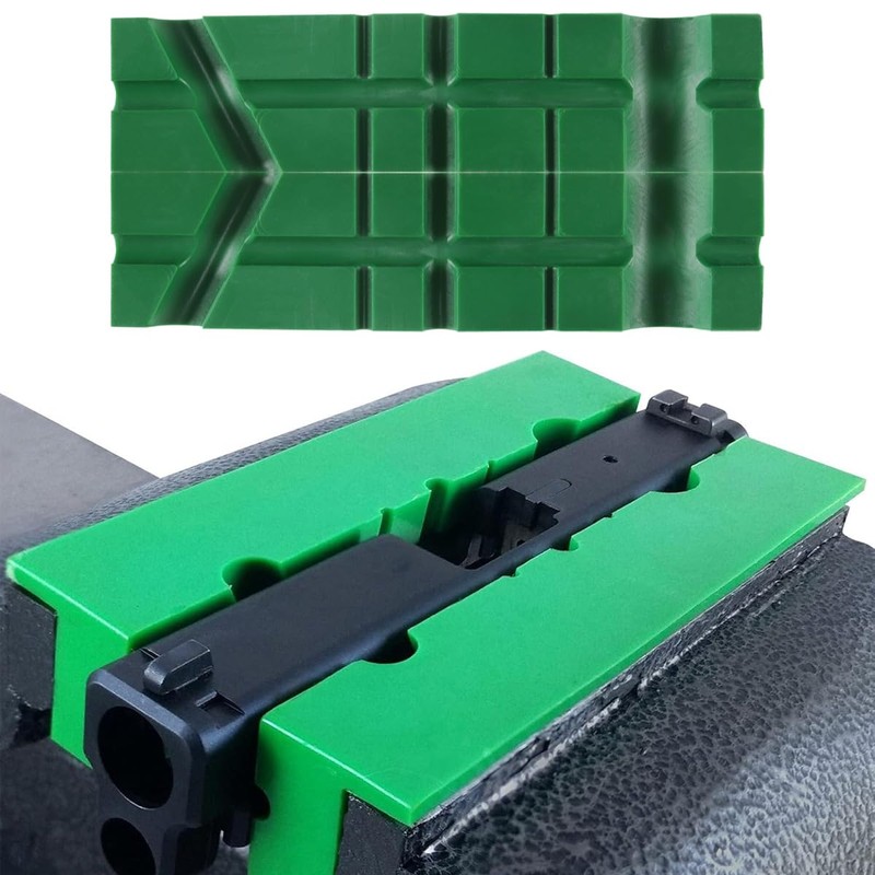 Durlo Magnetic Vise Jaws 5 Inch Magnet U-Grooves Soft Rubber