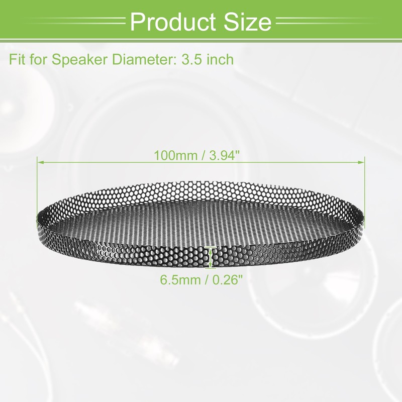 ACROPIX Universal 3.5 Inch Speaker Grills Mesh for Audio Subwoofer
