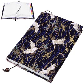 DECHOUS A5 Book Cover Sleeve Fabric Book Cover Protector Washable Book Dust Cover A5 Book Sleeve for Paperback Notebook Diary