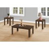 Monarch Specialties 7862P Table, 3pcs Set, Coffee, End, Side, Accent,