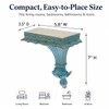 DECHOUS Small Vintage Floating Wall Shelf, European Style, 5.8x3.5x7 Inch