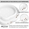 ASPECTEK Bed Bug Interceptors, Pack of 8 Pesticide-Free Traps and