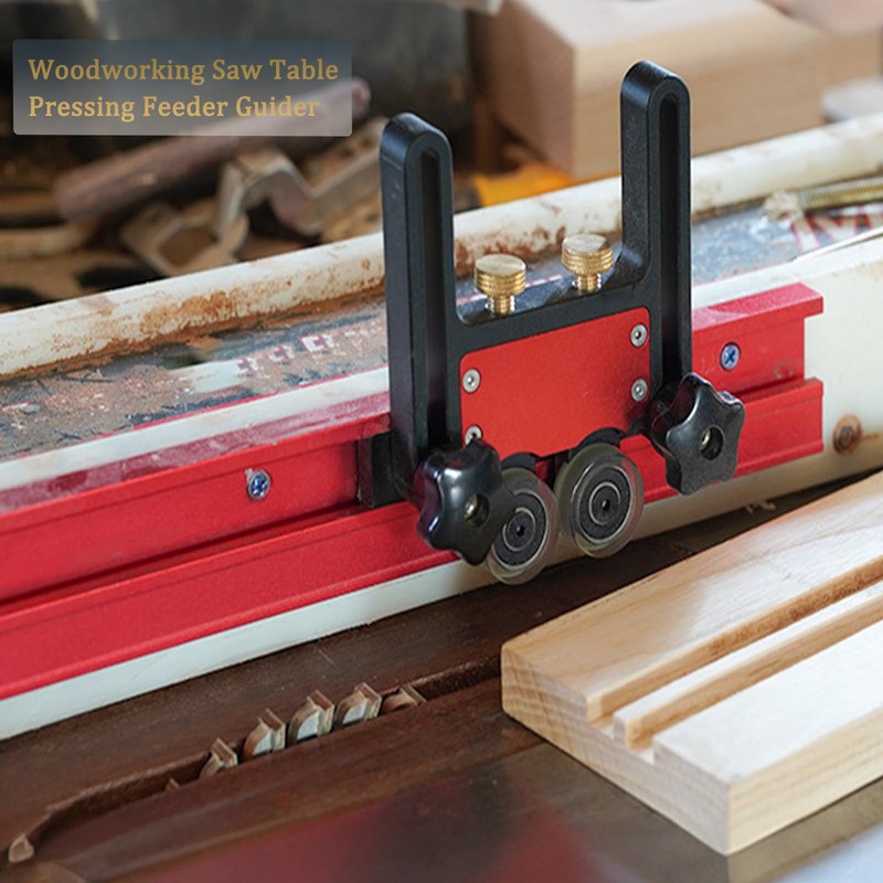 Table Saw Feeder - 2pcs Woodworking Table Saw Pressing Feeder