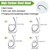 Carp Fishing Hair Rigs Kit - 12pcs Braided Thread Line