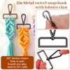 36 Pcs D Ring Swivel Lobster Claw Clasps, 2 Inch