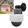 Solar Dummy Fake Camera Security Outdoor Solar Powered Simulated Surveillance