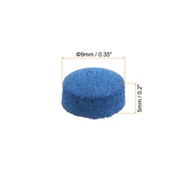PATIKIL 9mm Dia Pool Cue Tips, 20 Pack Pool Billiard Cue Tips Pool Stick Replacement Tips Pool Stick Tips Snooker Cue Tips, Blue