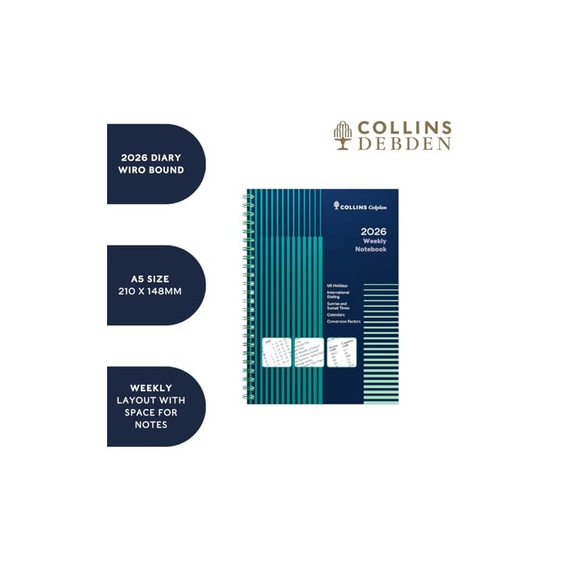 Collins - Colplan - 2026 12 Month Calendar Year Planner,