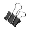 ACCO Binder Fold Back Binder Clips, 1-Inch Size, Black, Box