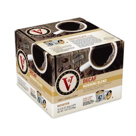 Victor Allen's Coffee Decaf Morning Blend, Light Roast, 42 Count, Single Serve Coffee Pods for Keurig K-Cup Brewers