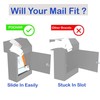 Pochar Door Drop Box for Mail, Rent, Deposit, and Night
