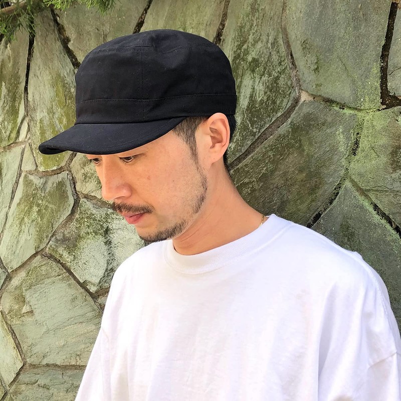 Basic Ench Canvas Solid Work Cap, Canvas Outdoor Hat, Men's,