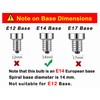 Lamsky E14 LED Bulb European Base 4W LED Chandelier Light