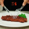 [100 Count] Heavy Duty Clear Plastic Forks Disposable Plastic Fork