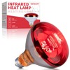 KOHEOPT 150W R40 Infrared Heat Lamp Bulb for Chicken Brooder,