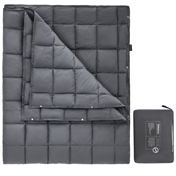 KingCamp Puffy Blankets for Cold Weather Camping, Warm Down Alternative