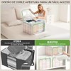 VIOPY 3Piezas Bolsas De Almacenamiento Con Soporte De Estructura De