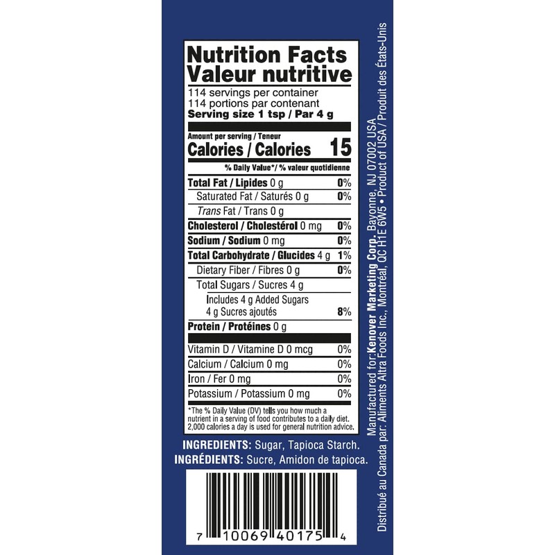 Gefen Confectioners Sugar, 16oz (1 Pound) Resealable Container | No