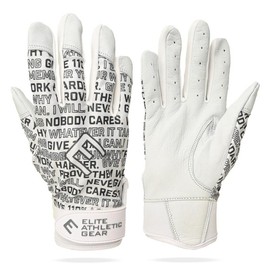 Elite Athletic Gear Motivational Batting Gloves - Size: Adult XL