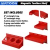 AIRTOON Magnetic Toolbox Tray Set, 4-Piece Magnetic Tool Box Holder,