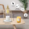 NEARUS Candle Warmer Lamp, Auto Shut Off and Brightness Heat