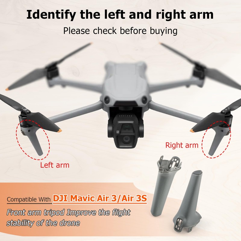 for DJI Air 3 Front Arm Landing Gears Legs Replacement