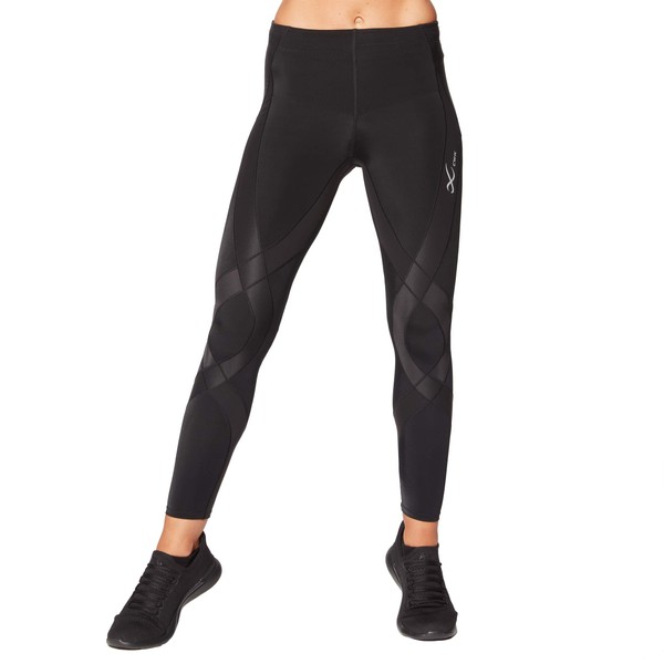 CW-X Women's Endurance Generator Joint and Muscle Support Compression Tight, Jet Black, Small