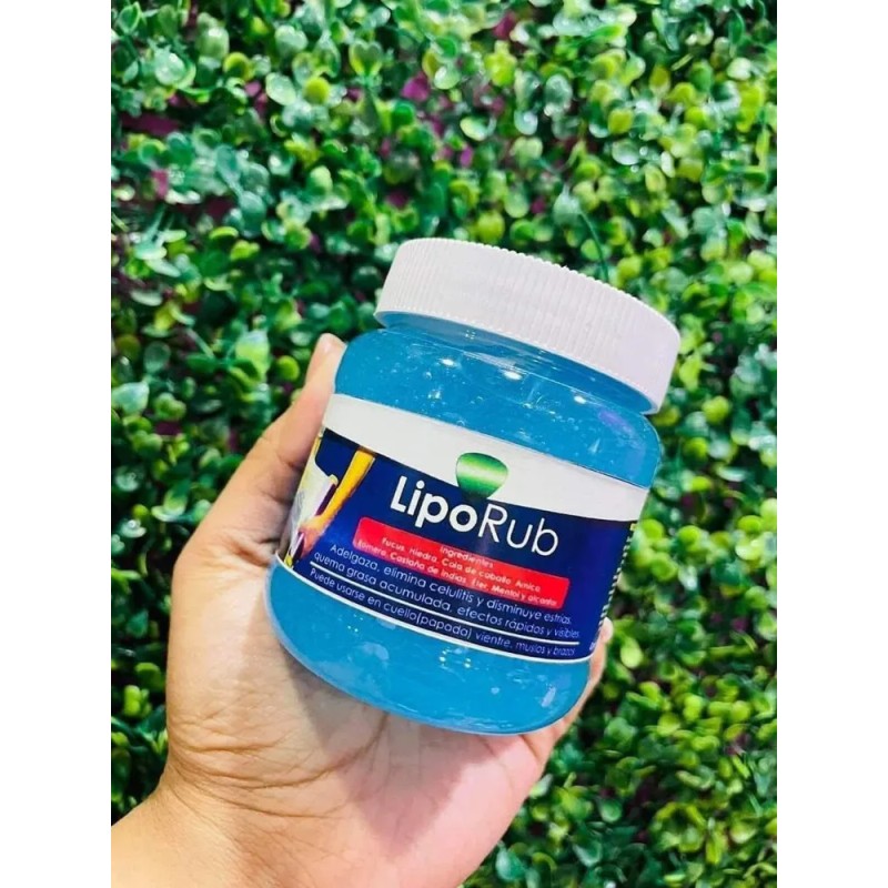 Liporub Gel Quema Grasa ,elimina Estrias Mentol