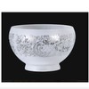 Satin Etched Glass Replacement Shade with 4 Inch Fitter