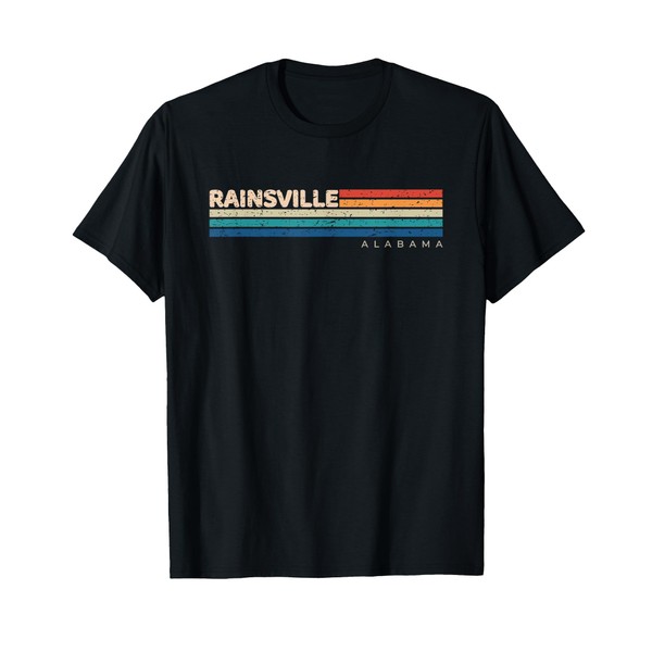 Rainsville AL Alabama Retro Design T-Shirt