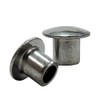 Stainless Steel Rivets Tubular Rivets Oval Head Fasteners 100 Pcs