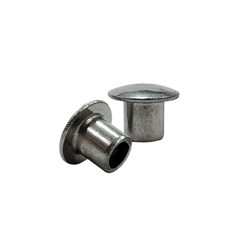 Stainless Steel Rivets Tubular Rivets Oval Head Fasteners 100 Pcs