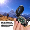 Jzhen Professional Pocket Compass Military Marching Compass Portable Compass Navigation