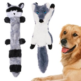 HTTDSLF 2 Pcs Dog Toys Dog Toy, Dog Chew Toys, Dog Toys for Boredom, Dog Squeaky Toy, Soft Dog Toy, Puppy Toy, Squeaky Dog Toy, Durable Teething Dog Chew Toys for Puppies Small Medium Large Dogs