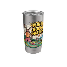 Mini Golf Minigolf Minigolfer Golfer for a Mini golfer Stainless Steel Insulated Tumbler