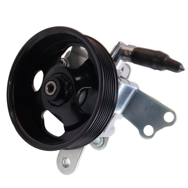 ZHIKMIAO Power Steering Pump, with Pulley & Bracket, Compatible with