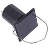 TOPINCN Wind Spinner Motor Solar Powered Mobile Rotating, Solar Powered