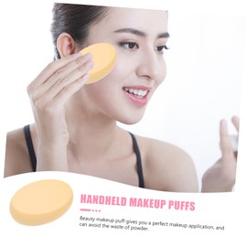 Mikinona Oval Beauty 6pcs Makeup Sponges Dry Wet Use Hydrating Pu Material Foundation Sponge Face Makeup