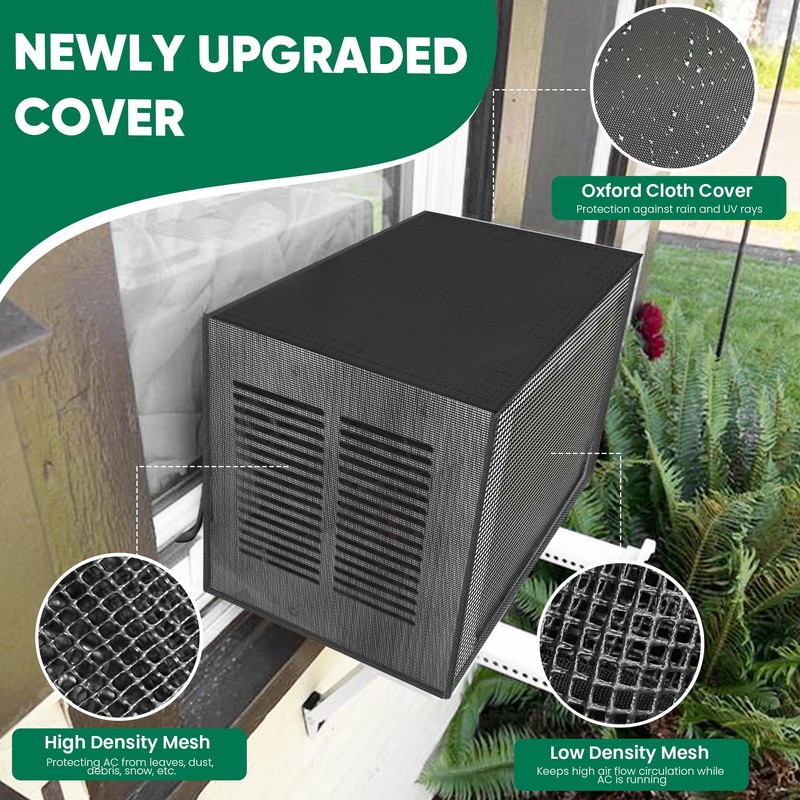 Window Air Conditioner Covers Outside: Mesh Cover for U-Shaped Air