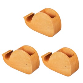 Operitacx 3St Winter-Klebe-Handy- -Halterung Ständer für Tablet-Halter Griff Mobile Stifthalter für Schreibtisch handyhalterung bürodeko Bleistifthalter tragbarer Telefonständer hölzern