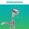 Niagara Conservation Water-Efficient 2.0 GPM Earth Massage 3-Spray Handshower in