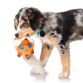 Hartz Squeakerz Stuffing-Free Plush Woodland Animal Dog Toy