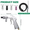 Sandblasting Gun 6-Piece Set Compressed Air, Ceramic Nozzle, Iron Nozzle,
