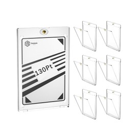 Yotakala Magnetic Loader, 130PT Card Loader, UV Protection, Card Protection, Storage, Display, Card Case, Collection, Transparent, Magnetic (130PT (6 Pieces))