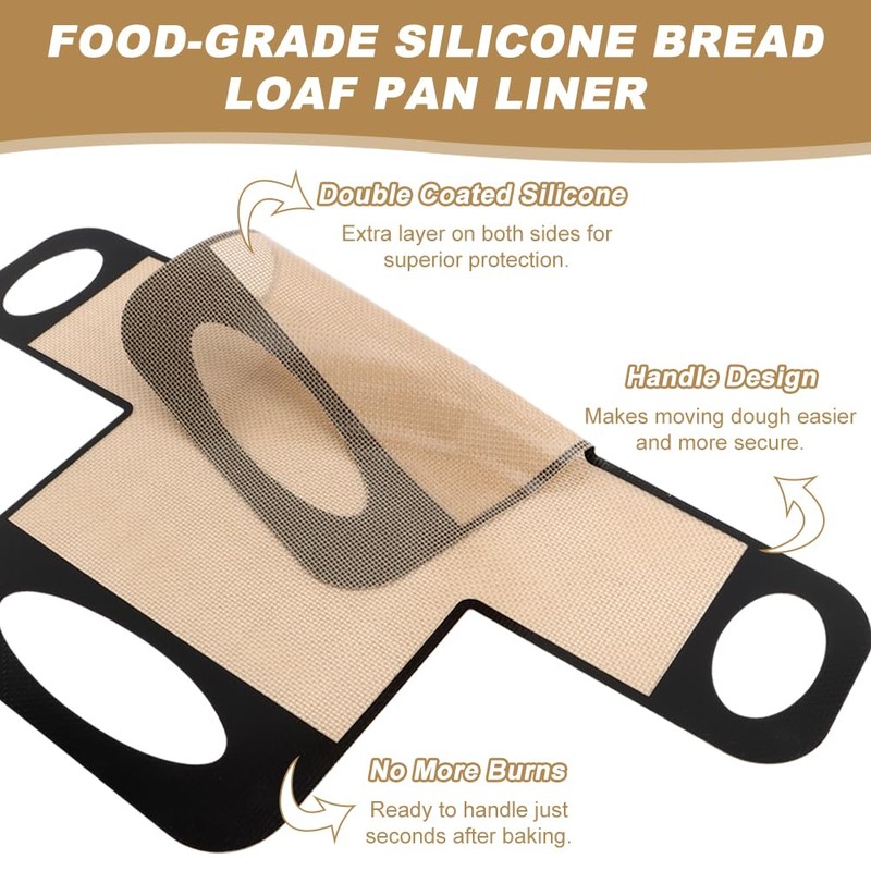 Silicone Bread Sling for Dutch Oven,2Pcs Non-Stick & Easy to