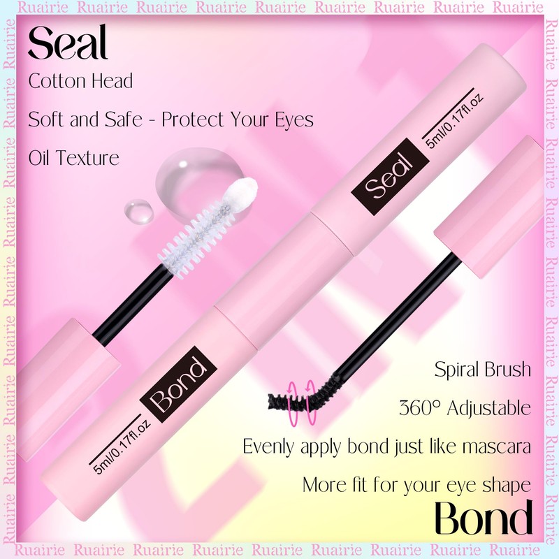 Bond and Seal Lash Glue for Eyelash Clusters Strong Hold