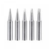uxcell Lead-free Soldering Iron Tip Flat Edge 0.8D+1.2D+1.6D+2.4D+3.2D 4mmx41mm Replacements