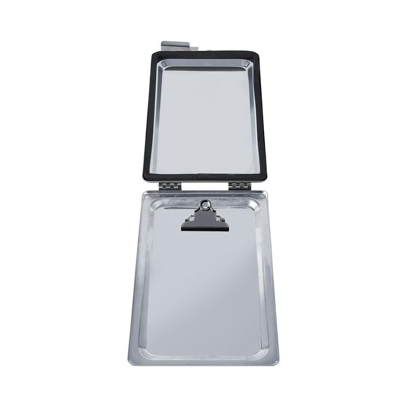 Hishine Truck and Trailer Aluminum Manifest Box Holder with Stainless