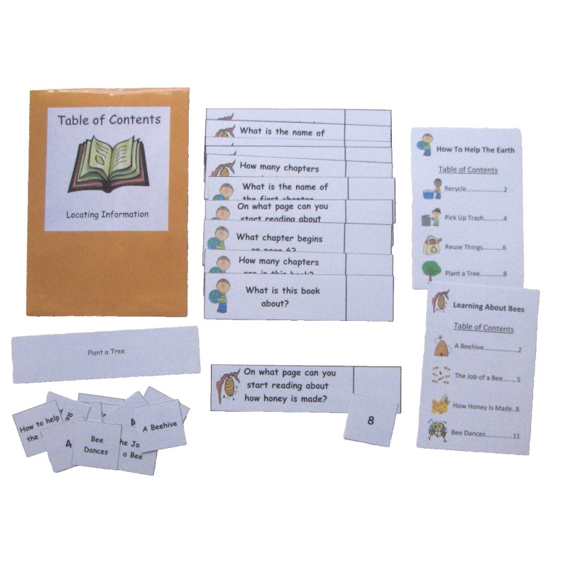 Unbranded Teacher Made Literacy Center Learning Resource Game Table of